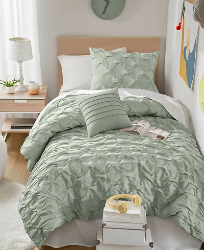 510 Design Bailey Diamond Pucker Woven 3-Pc. Comforter Set, Twin/Twin Xl