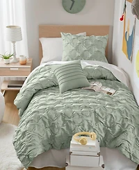 510 Design Bailey Diamond Pucker Woven 3-Pc. Comforter Set, Twin/Twin Xl
