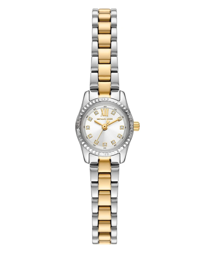 Michael Kors Women's Lexington Three-Hand Two-Tone Stainless-Steel Watch, 19mm