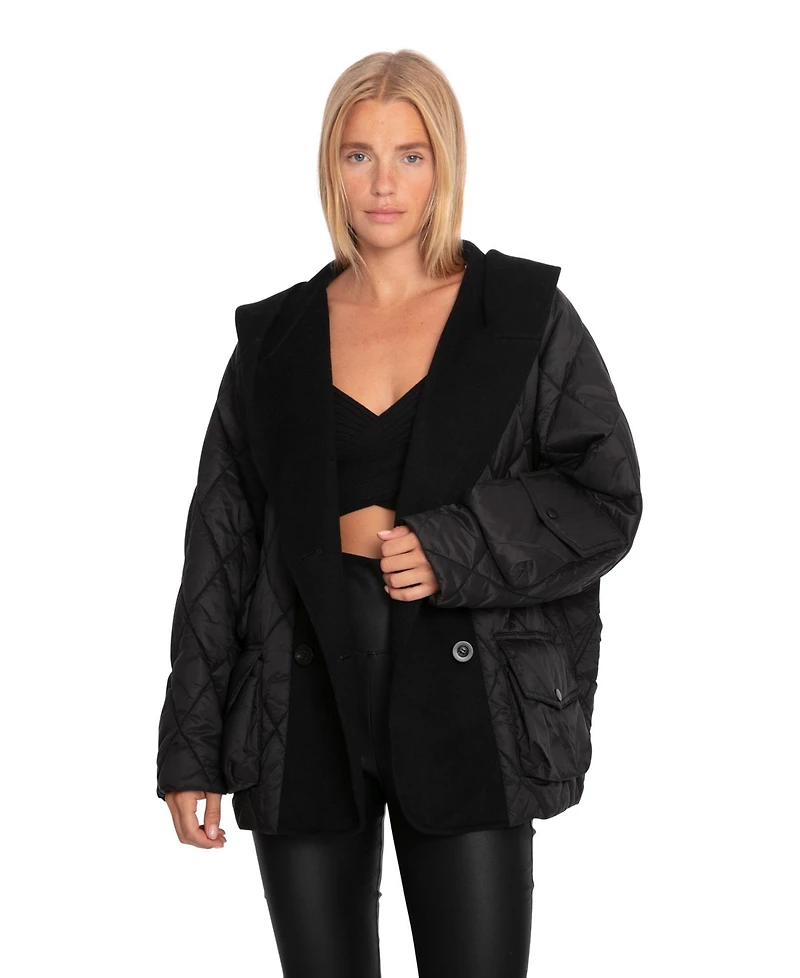 Belle & Bloom Women's Only You Quilted Utility Jacket