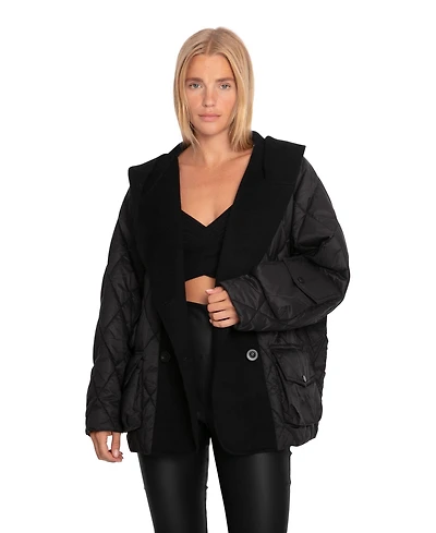 Belle & Bloom Women's Only You Quilted Utility Jacket