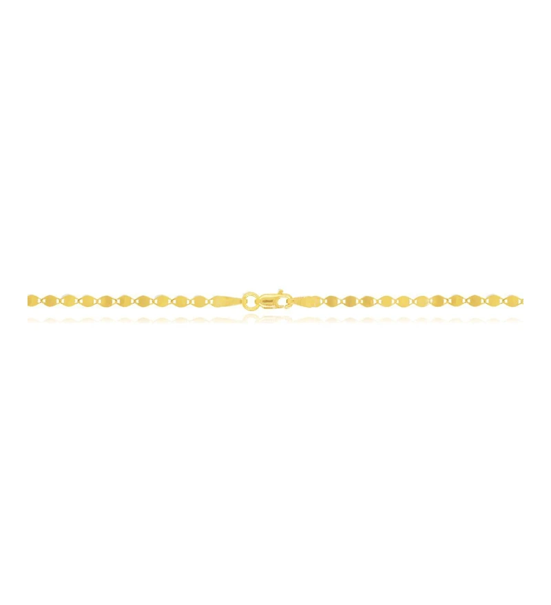 The Lovery Disco Link Chain Necklace 14K Yellow Gold 24 inches
