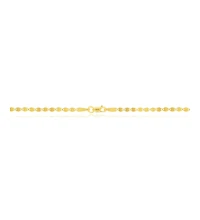 The Lovery Disco Link Chain Necklace 14K Yellow Gold 24 inches