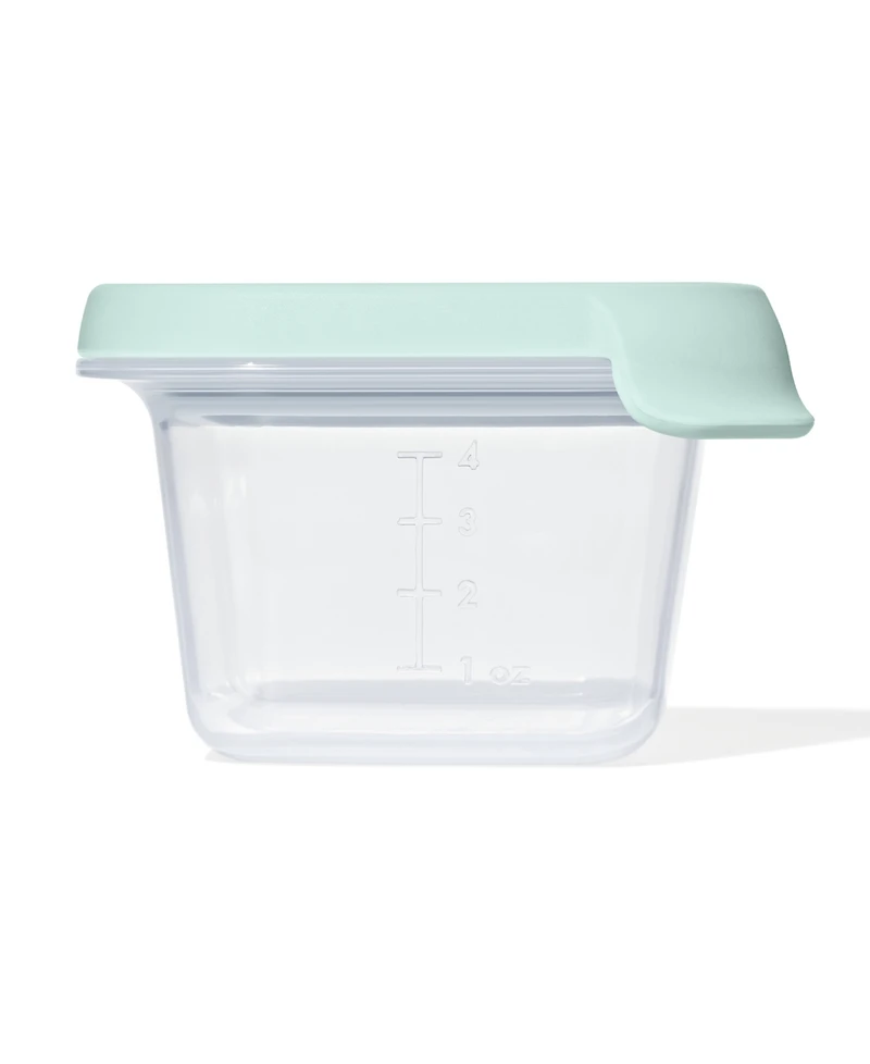 Oxo Tot Silicone 4-Pack Baby Blocks Food Storage Containers