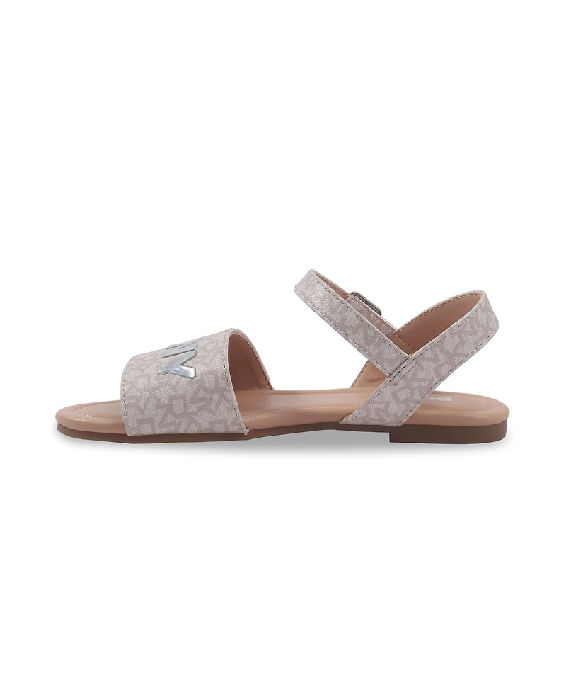 Dkny Little and Big Girls Cassie Coara Casual Sandal