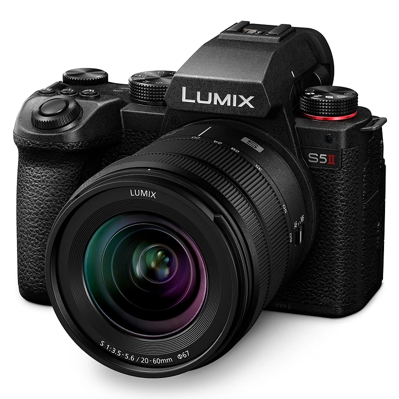 Panasonic Lumix S5II Mirrorless Camera with 20-60mm f/3.5-5.6 and 85mm f/1.8 Lens
