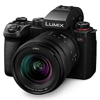Panasonic Lumix S5II Mirrorless Camera with 20-60mm f/3.5-5.6 and 85mm f/1.8 Lens