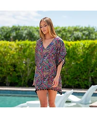 Sunshine 79 Women's Cover Up Swim Disco Dream Caftan
