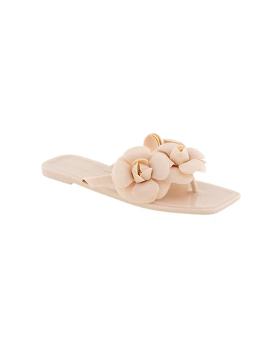 BCBGeneration Women's Lulu Floral Jelly Flat Sandals