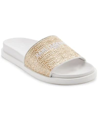 Karl Lagerfeld Paris Women's Hazlet Slide Flat Sandals