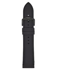 Fossil Men's Black Leather Watch Band, 22mm