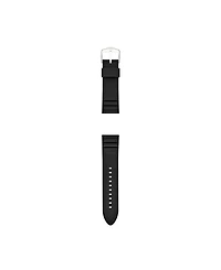 Fossil Men's Black Silicone Band, 24mm