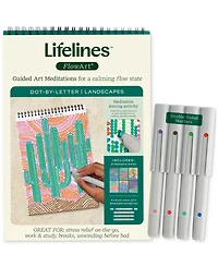 Lifelines FlowArt Dot-By-Letter Art Kit - Landscapes