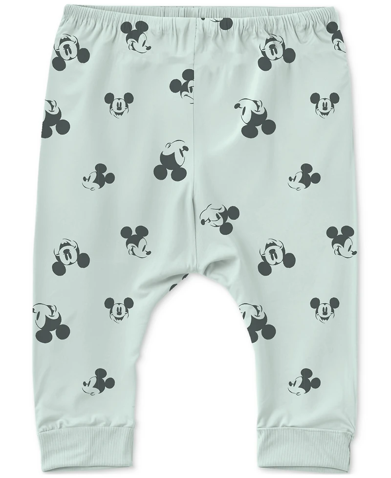 Disney Baby Boys 3-Pc. Mickey Mouse Bodysuit, Pants & Hat Set