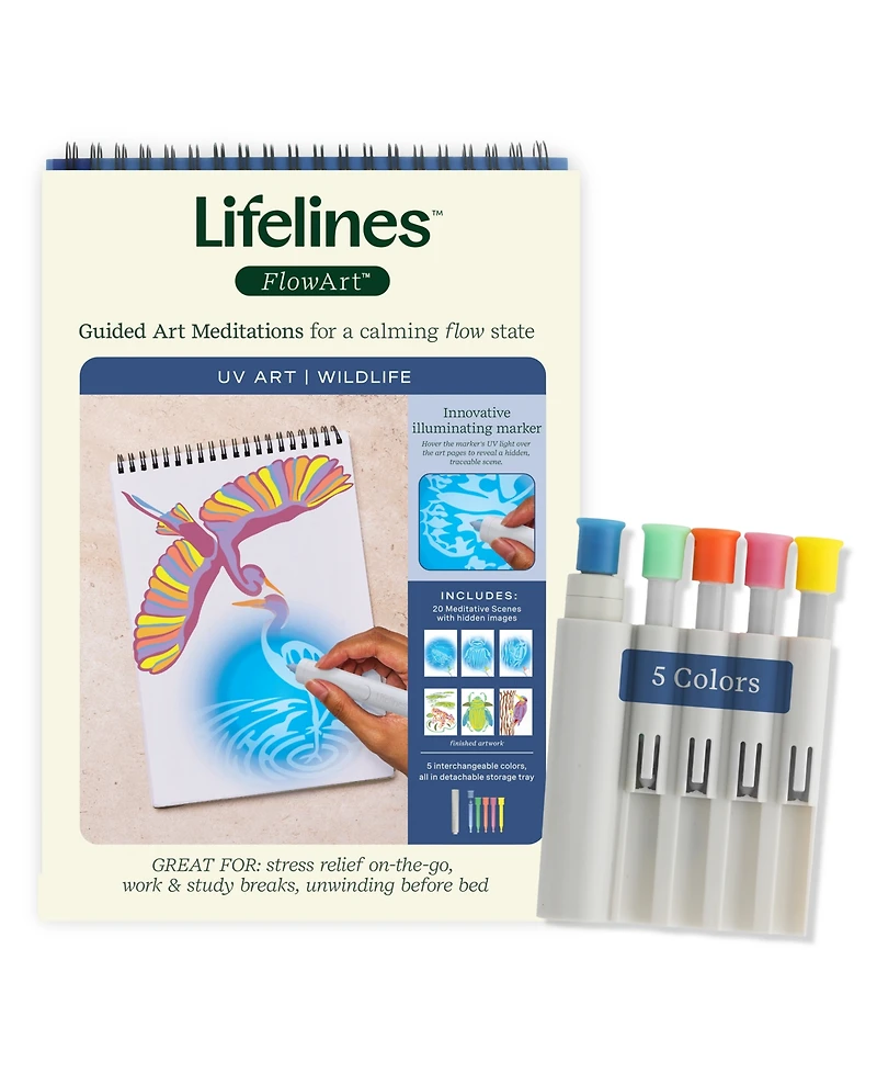 Lifelines FlowArt Ultraviolet Art Kit - Wildlife