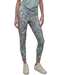 Dkny Sport Women's Printed High-Waist 7/8 Tights