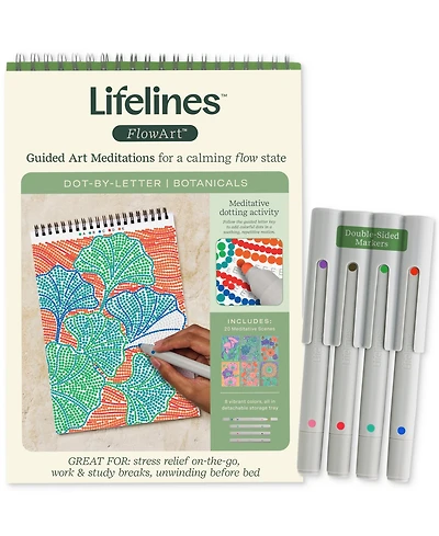 Lifelines FlowArt Dot-By-Letter Art Kit