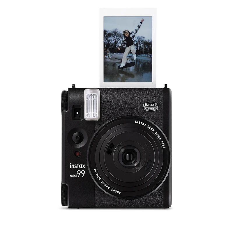 Fujifilm Instax Mini 99 Instant Film Camera, Matte Black, Bundle with 2x Instant Daylight Film, Photo Album and Protective Case