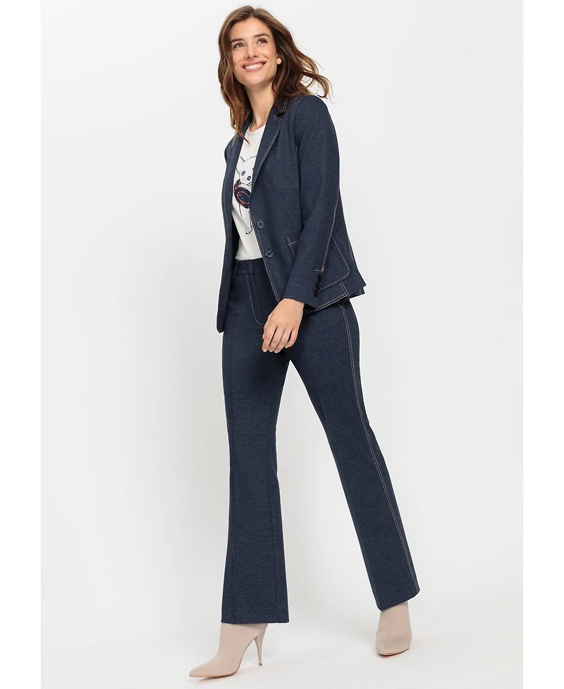 Olsen Women's Lisa Fit Denim Look Jersey Trouser