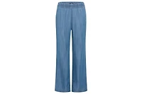 Olsen Women's Anna Fit Wide Leg Denim Look Pant