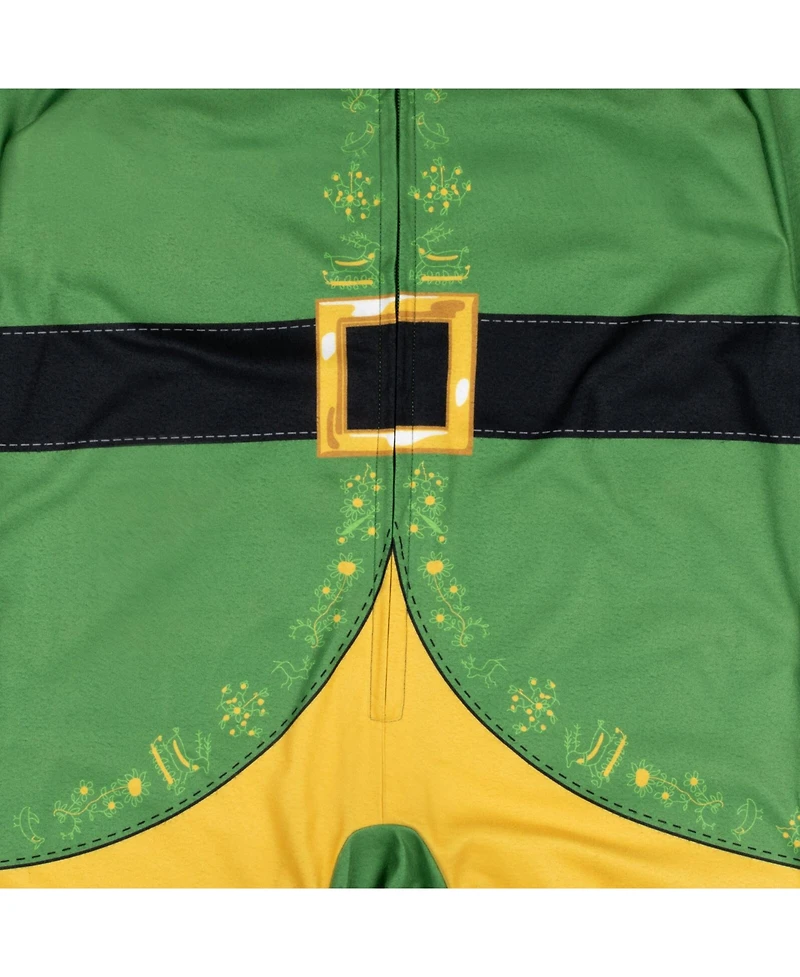 Elf Little Boys Fleece Zip Up Cosplay Pajama Coverall