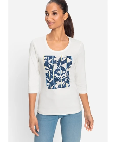 Olsen Women's Placement Print T-Shirt