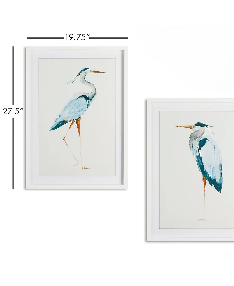 Blue Heron Prints Set of 2