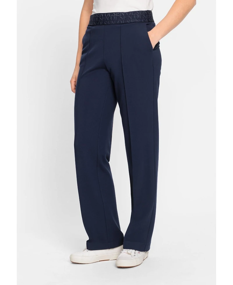 Olsen Women's Mona Straight Pull-On Pant