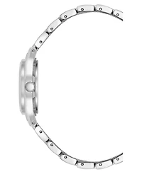 Anne Klein Women's Quartz Mint and Silver-Tone Metal Alloy Classic Easy to Read Dial Watch, 26mm