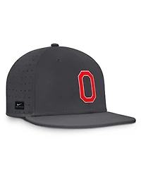Nike Men's Black Ohio State Buckeyes On-Field Dugout True Performance Fitted Hat