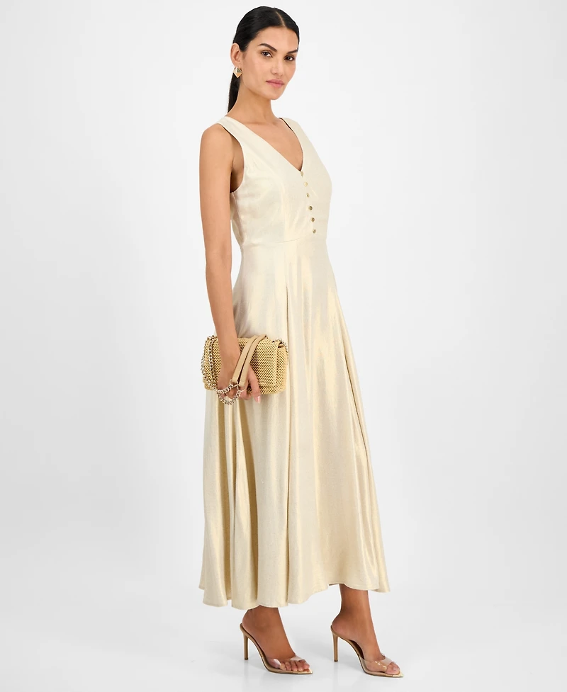 I.n.c. International Concepts Women's Button-Front Maxi Dress, Exclusively at Macy's
