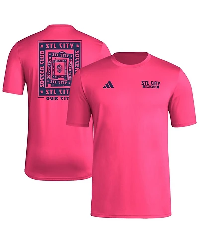 Adidas Men's Red St. Louis City Sc Local Wrap T-Shirt