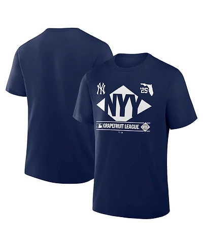 Fanatics Men's Navy New York Yankees 2025 Spring Training Grapefruit League True Icon T-Shirt