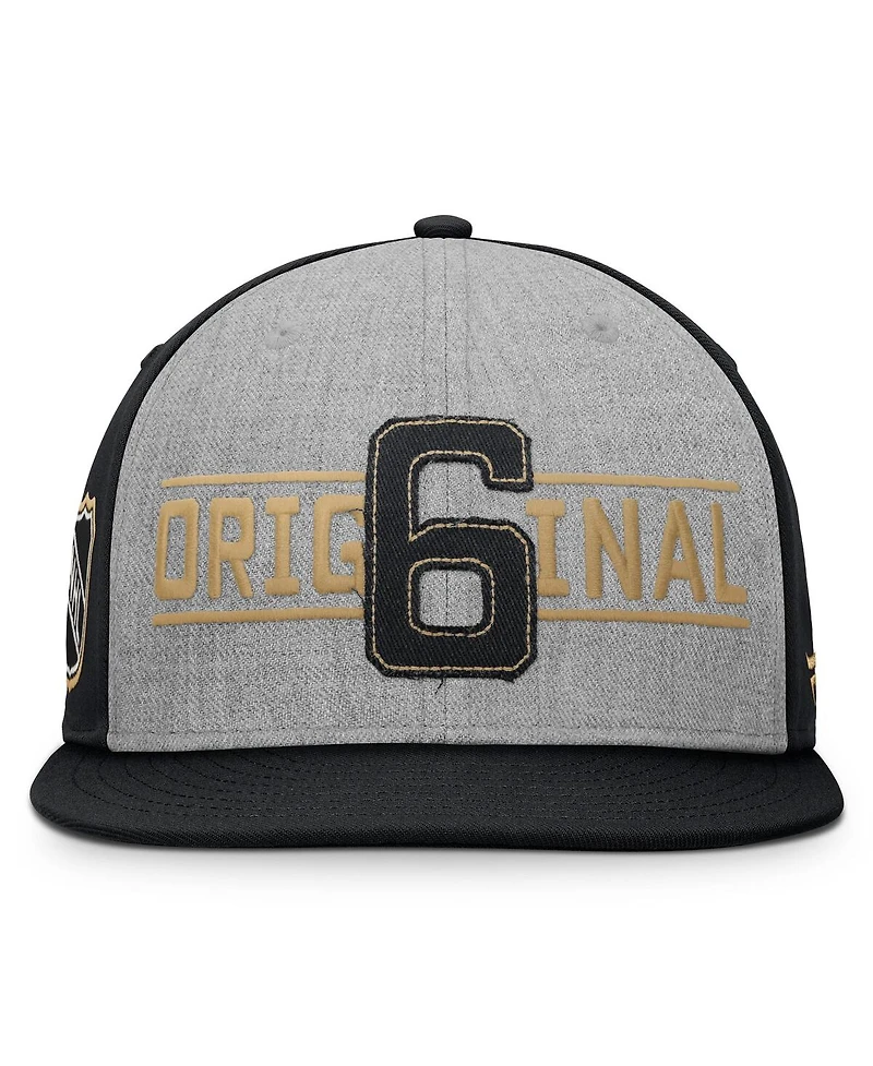Fanatics Men's Gray Original 6 Henley Snapback Hat