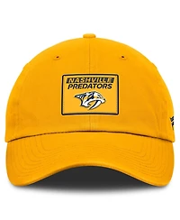 Fanatics Men's Gold Nashville Predators Authentic Pro Prime Adjustable Hat