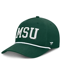 Fanatics Men's Green Michigan State Spartans Foul Ball Rope Adjustable Hat