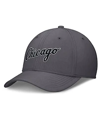 Nike Men's Gray Chicago White Sox Swoosh Performance Flex Hat