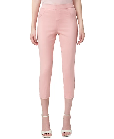 Hue Women's Mid-Rise Pull-On Denim Capri Leggings