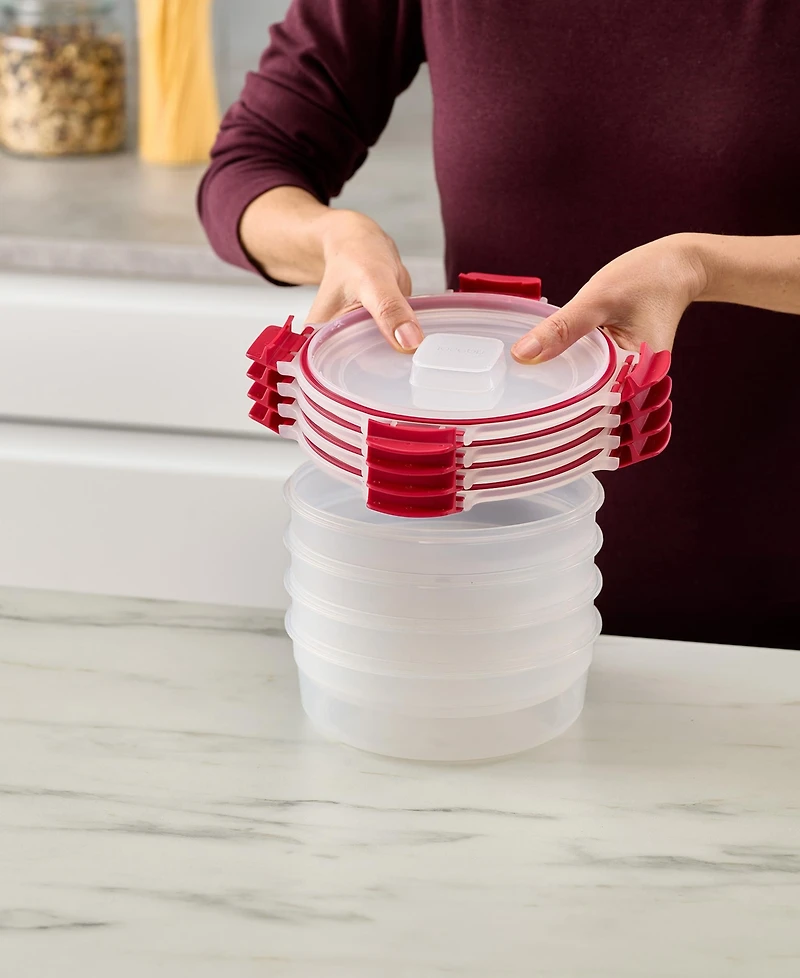 Joseph Joseph Nest Lock 8-Piece Round Food Storage Container Set