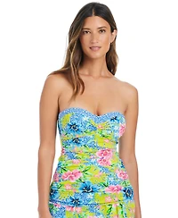 Bleu by Rod Beattie Women's Lets Get Away Tankini Top