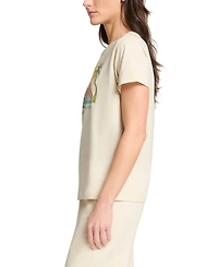 Puma Women's Cotton Wellness Graphic-Print Crewneck Tee