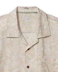 Tommy Bahama Men's Vista Mar Leaf-Pattern Linen Blend Shirt