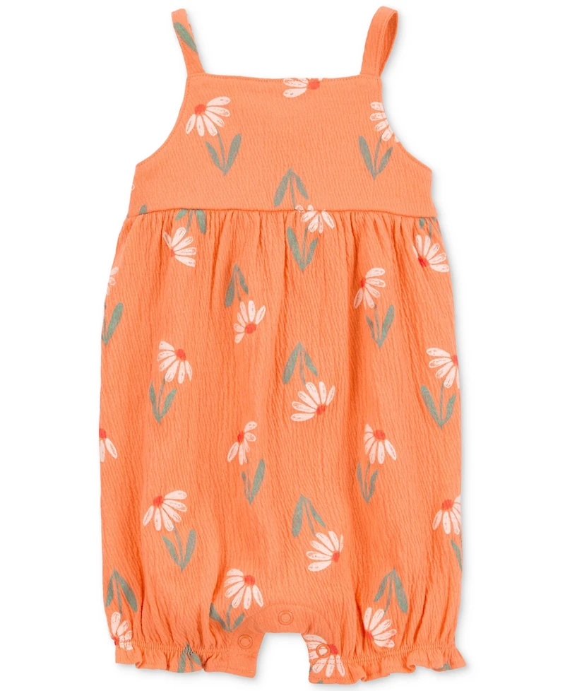 Carter's Baby Girls Floral Tank Romper