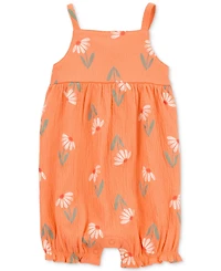 Carter's Baby Girls Floral Tank Romper