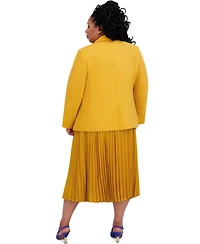 Kasper Women's Pleated Midi Skirt, Regular & Plus Sizes