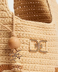 Sam Edelman April North South Crochet Logo Tote