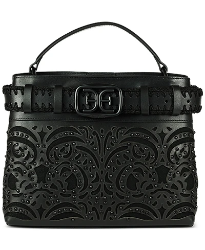 Sam Edelman Willette Floral Dyecut Leather Satchel