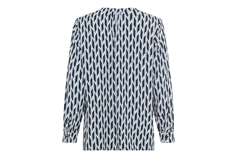 Olsen Women's Geo Print Tunic Shirt