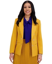 Kasper Women's Faux Double-Breasted Blazer, Regular & Plus Sizes