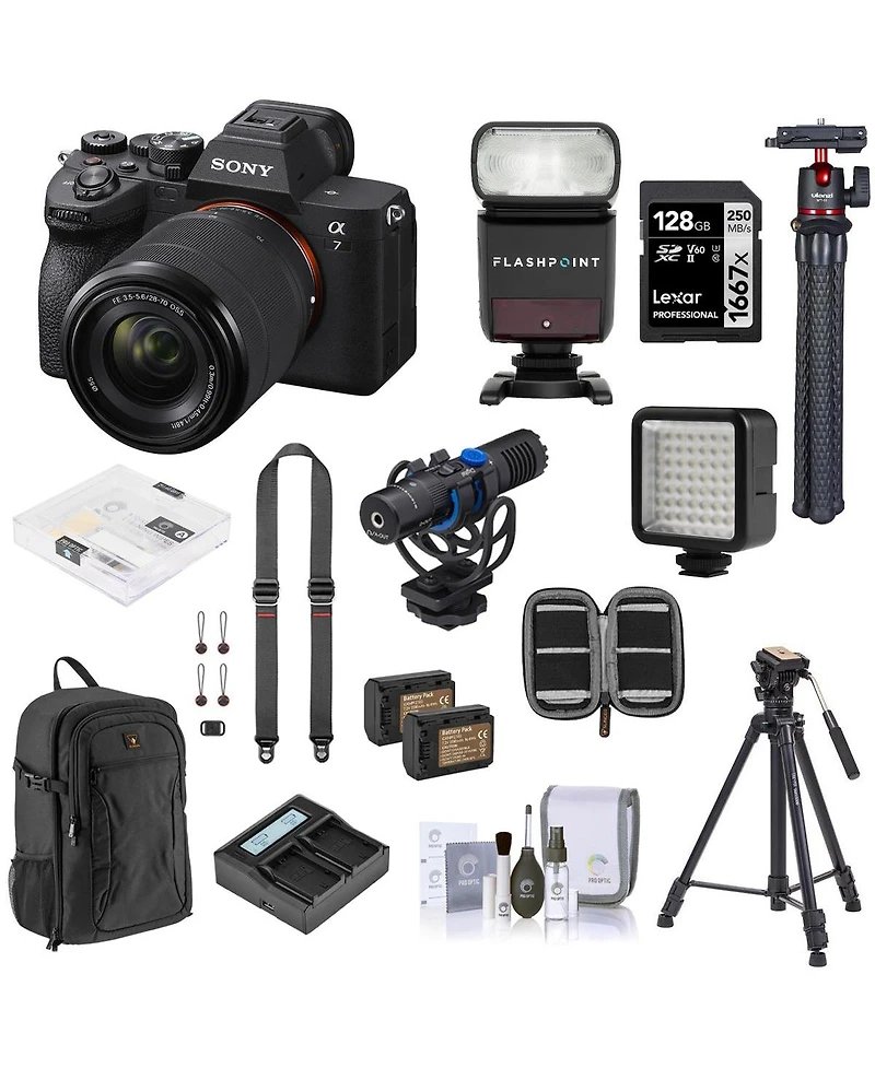 Sony Sony Alpha a7 Iv Full Frame Mirrorless Digital 4K Camera with Fe 28-70mm Lens